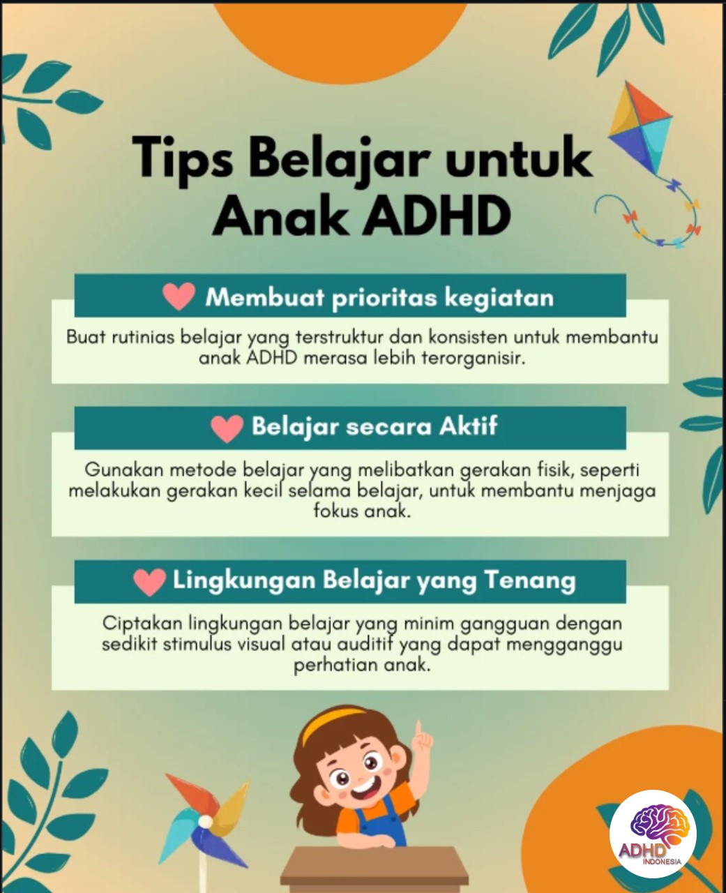 Strategi Belajar yang Cocok untuk Anak ADHD di Kabupaten Nagan Raya